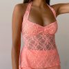 Lace Sheer Bandage Top - Image 5