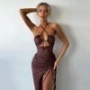 Slim Fit Party Halter Dress