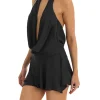 Sexy Low Cut Halter Dress - Image 6