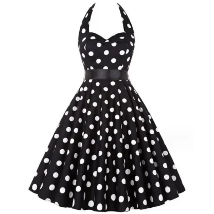 Beautiful Ladies Summer Polka Dot Dress - Image 2