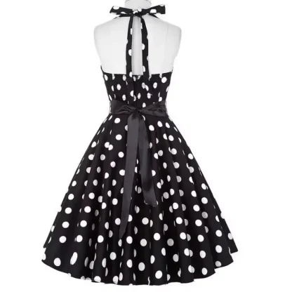 Beautiful Ladies Summer Polka Dot Dress - Image 5